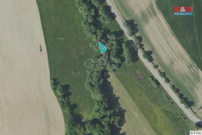 Prodej trvalého travního porostu, Pravonín, 237 m2