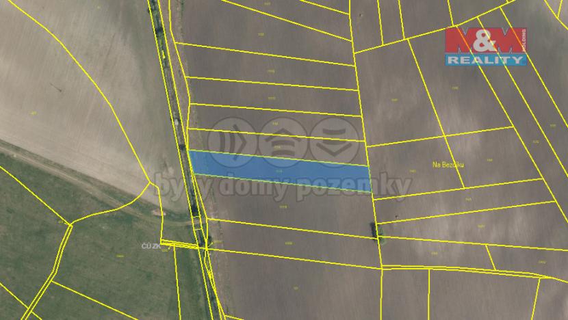 Prodej louky, Kladruby nad Labem - Komárov, 2975 m2