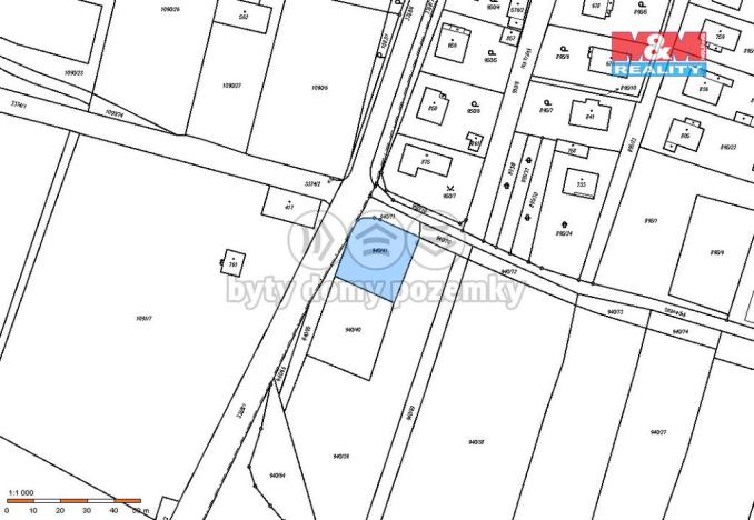 Prodej zahrady, Mšeno, Na Tržišti, 625 m2