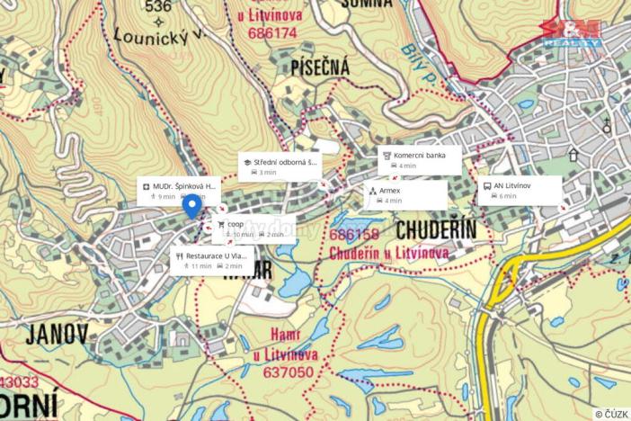 Prodej bytu 4+1, Litvínov - Janov, Hamerská, 84 m2