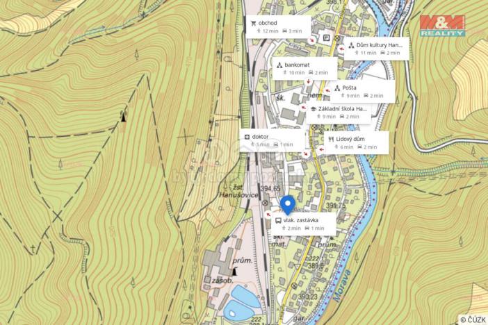 Prodej bytu 2+1, Hanušovice, Nádražní, 53 m2