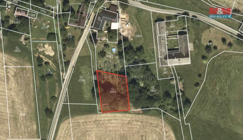 Prodej zahrady, Hynčina, 727 m2