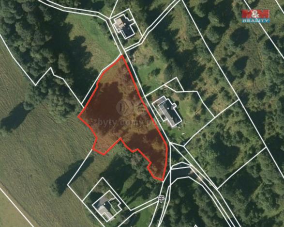 Prodej zahrady, Bernartice, 1039 m2