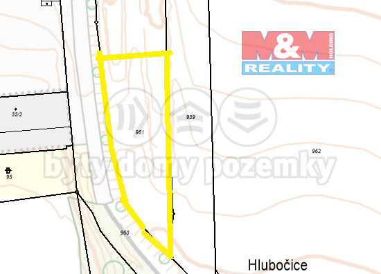 Prodej pozemku pro bydlení, Albrechtice nad Vltavou - Údraž, 1295 m2