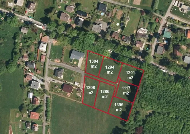 Prodej pozemku pro bydlení, Střítež, 1298 m2