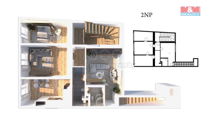 Prodej činžovního domu, Nové Strašecí, Čsl. armády, 290 m2