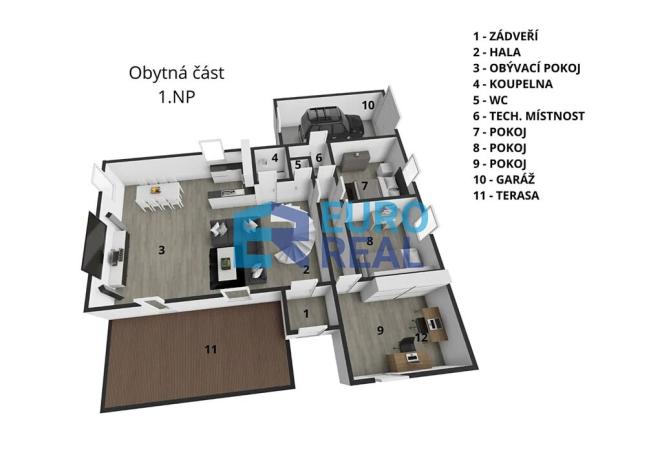 Prodej rodinného domu, Vestec, Luční, 245 m2