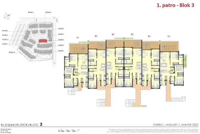 Prodej bytu 4+kk, Pulpí, Španělsko, Calle Mar de Bali, 83 m2