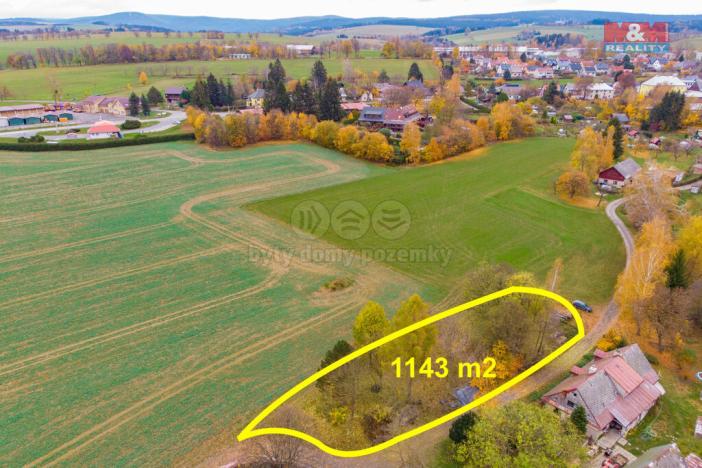 Prodej zahrady, Pěčín, 1143 m2