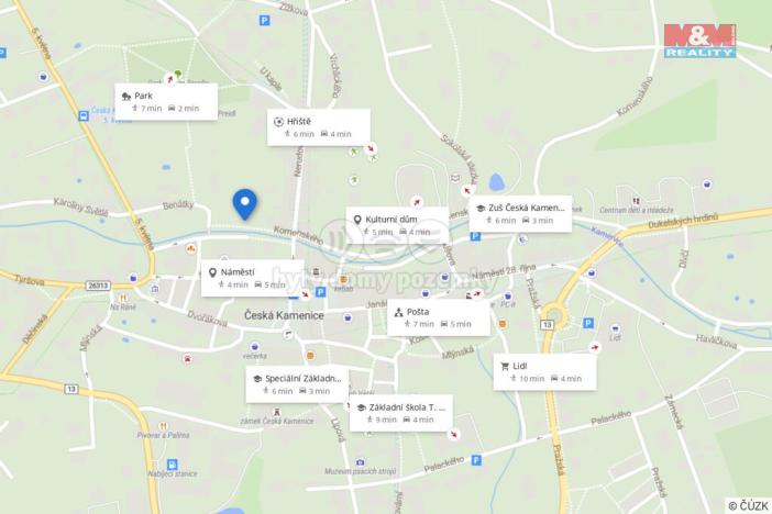 Prodej rodinného domu, Česká Kamenice, Komenského, 130 m2