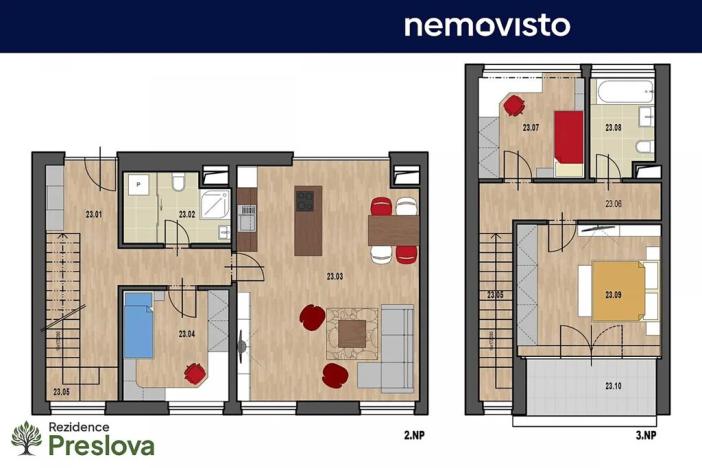 Prodej bytu 4+kk, Ostrava, Preslova, 119 m2