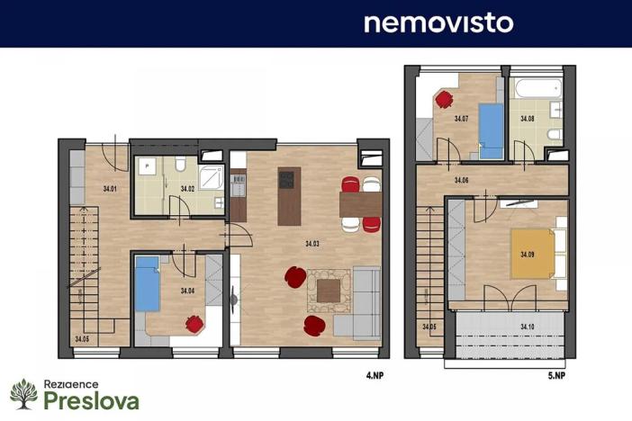 Prodej bytu 4+kk, Ostrava, Preslova, 120 m2