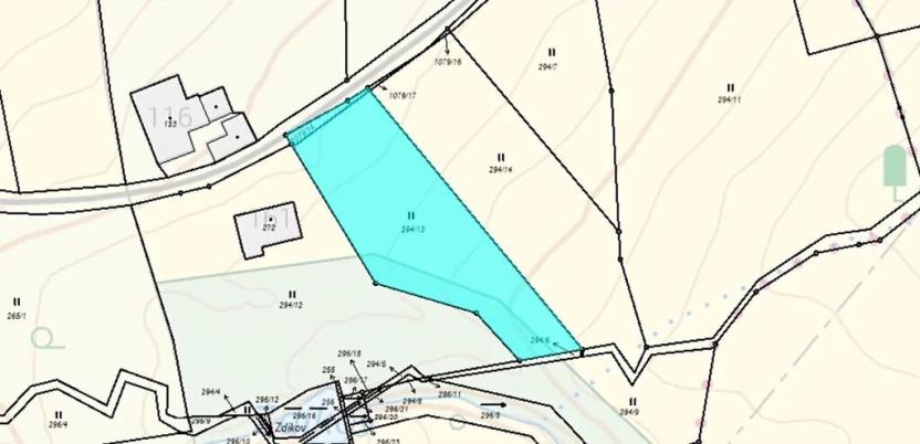 Prodej pozemku pro bydlení, Zdíkov, 1858 m2