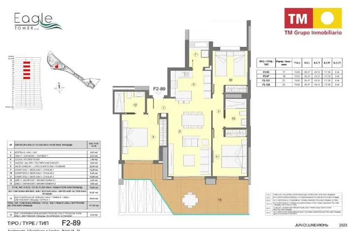 Prodej bytu 4+kk, Benidorm, Španělsko, 76 m2