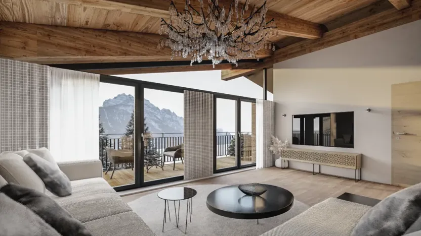 Prodej bytu 2+kk, Fulpmes, Rakousko, 40 m2