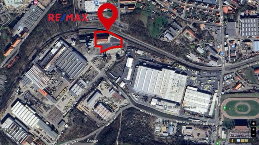 Pronájem skladu, Slaný, Netovická, 1000 m2