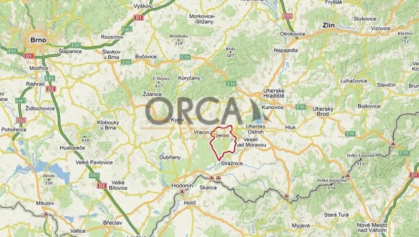 Prodej pole, Bzenec, 3846 m2