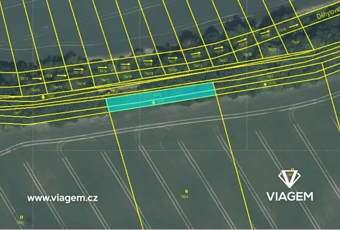Prodej pole, Děhylov, 654 m2