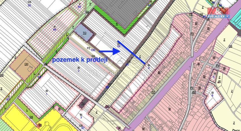 Prodej komerčního pozemku, Moravský Písek, 1137 m2