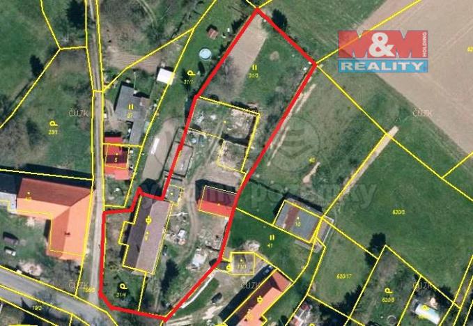 Prodej zemědělské usedlosti, Úštěk - Robeč, 1230 m2