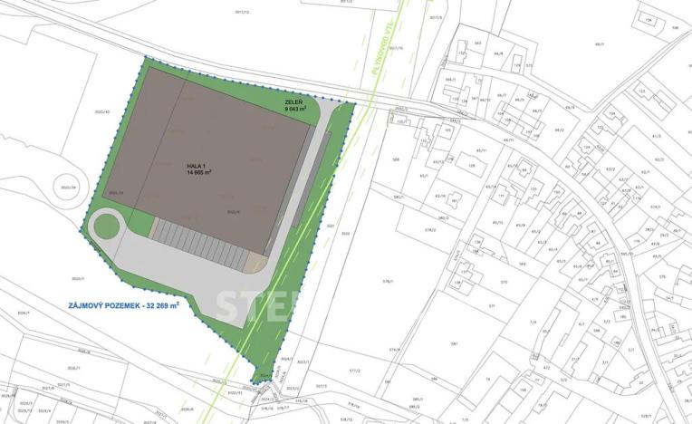 Prodej komerčního pozemku, Lovosice, 32369 m2