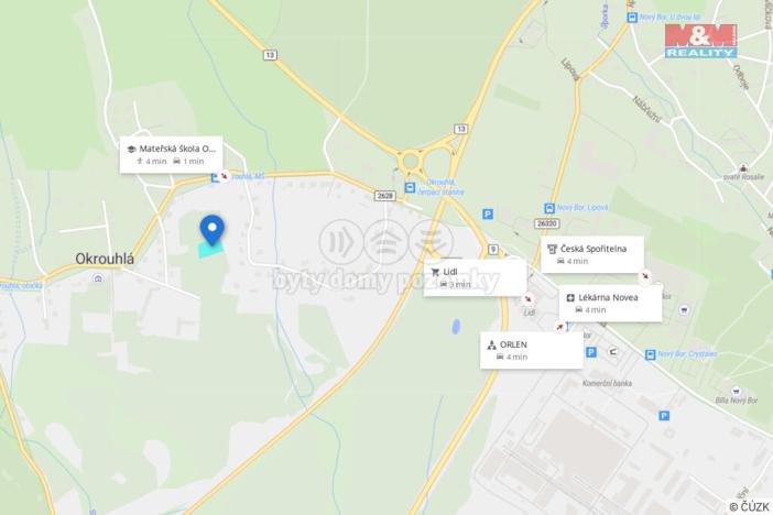 Prodej pozemku pro bydlení, Okrouhlá, 1699 m2