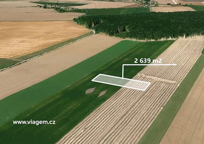 Prodej podílu pole, Lužec nad Cidlinou, 439 m2