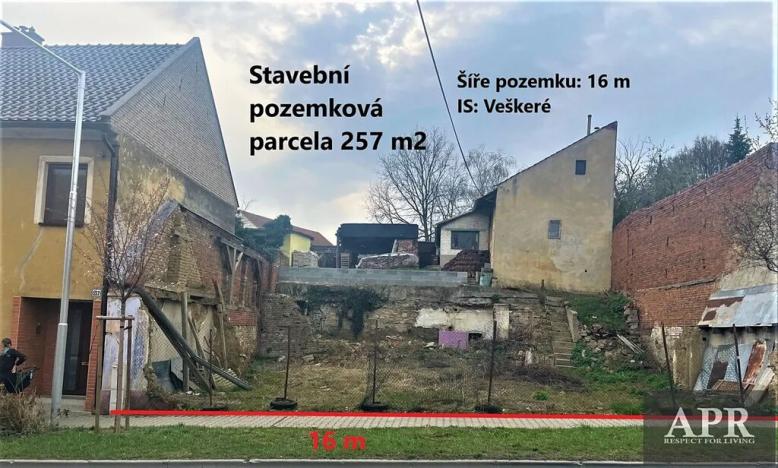 Prodej komerčního pozemku, Uherský Brod, Horní Valy, 257 m2