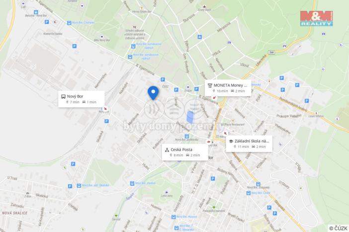 Pronájem bytu 2+kk, Nový Bor, Mařákova, 45 m2