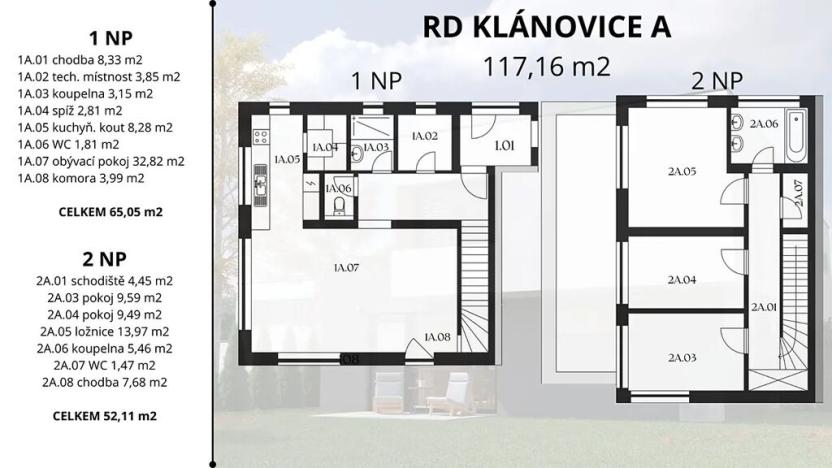Prodej rodinného domu, Praha - Klánovice, Zádražanská, 122 m2