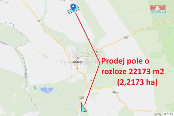 Prodej pole, Manětín - Stvolny, 22173 m2