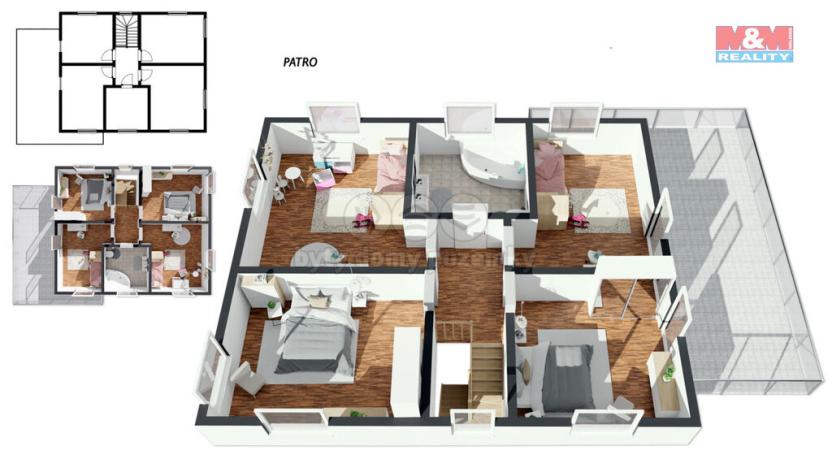 Prodej rodinného domu, Psáry - Dolní Jirčany, Na Lukách, 276 m2