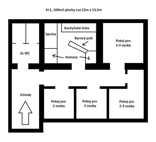 Pronájem bytu 4+1, Jablonec nad Nisou, Lidická, 160 m2