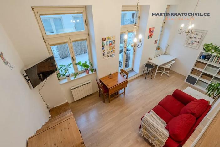 Prodej bytu 1+kk, Praha - Bubeneč, Korunovační, 52 m2