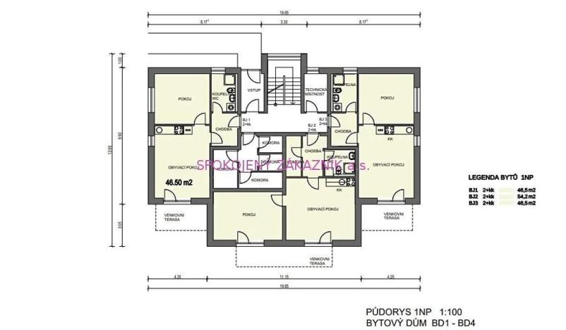 Prodej bytu 3+kk, Nový Bor, 86 m2