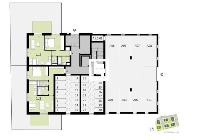 Prodej bytu 2+kk, Ostrava, 53 m2