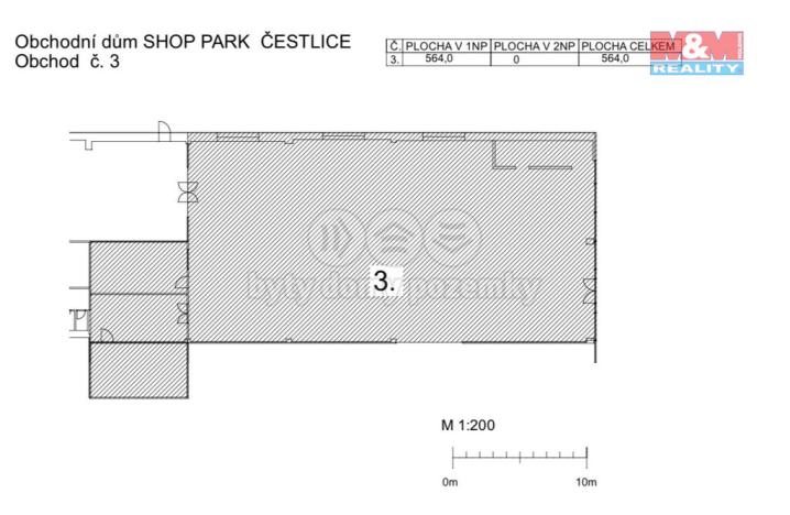 Pronájem obchodního prostoru, Čestlice, Průhonická, 397 m2