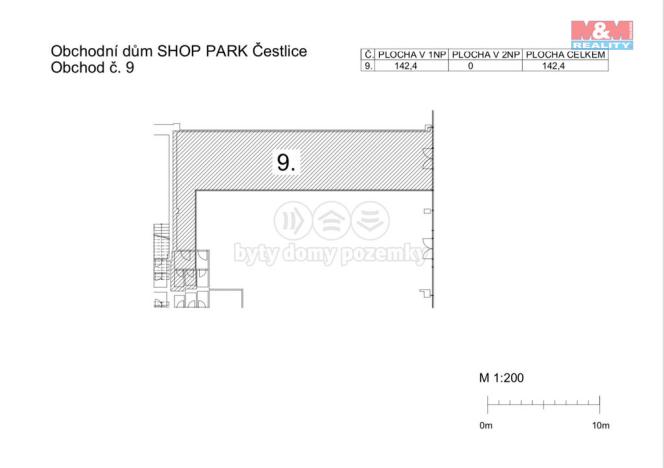 Pronájem obchodního prostoru, Čestlice, Průhonická, 397 m2
