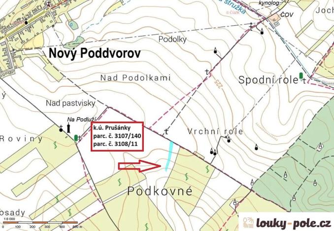 Prodej pole, Nový Poddvorov, 38379 m2