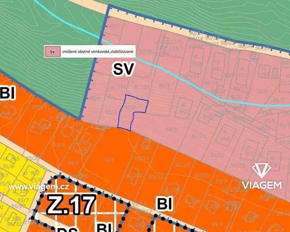 Prodej podílu zahrady, Babice, 215 m2
