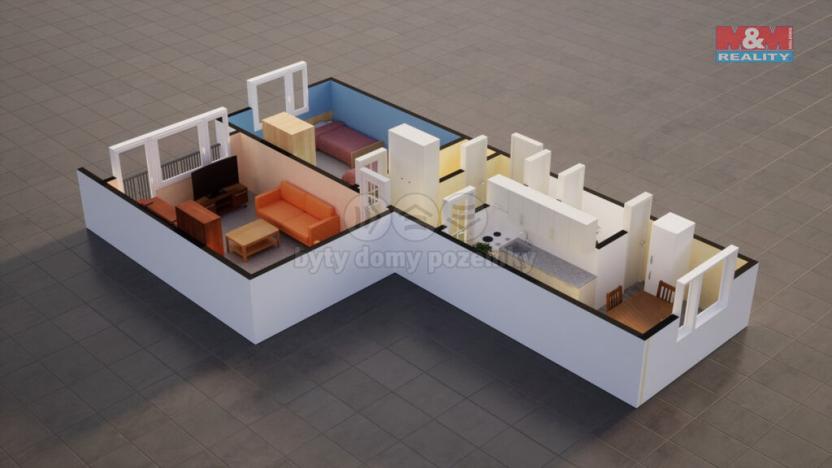 Prodej bytu 2+1, Dobkovice, 57 m2