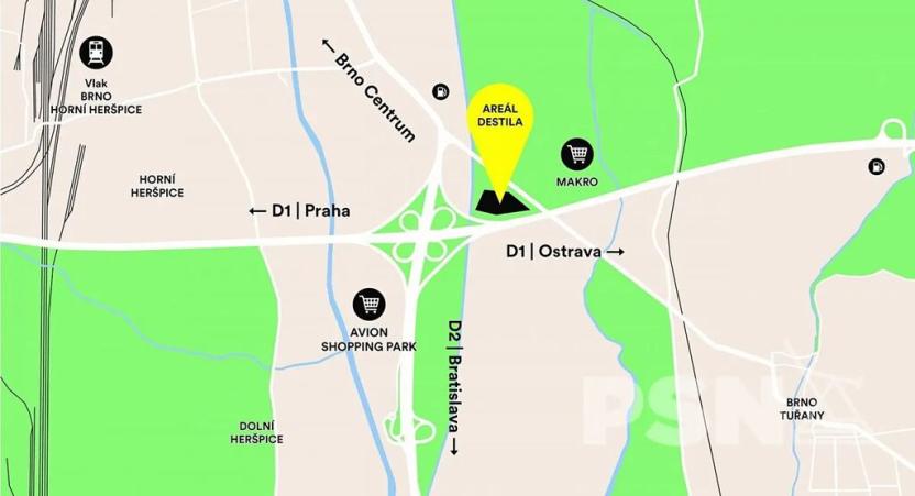 Prodej komerční nemovitosti, Brno, Kaštanová, 12563 m2