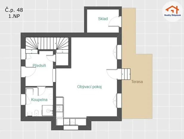 Prodej rodinného domu, Horní Planá, 100 m2