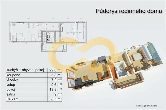 Prodej rodinného domu, Domanín, 160 m2