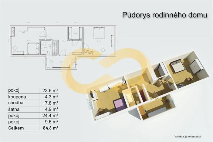Prodej rodinného domu, Domanín, 160 m2