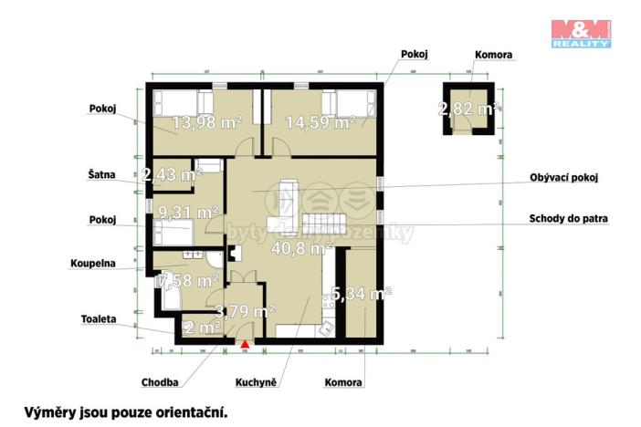 Prodej bytu 4+kk, Králův Dvůr - Počaply, Plzeňská, 100 m2