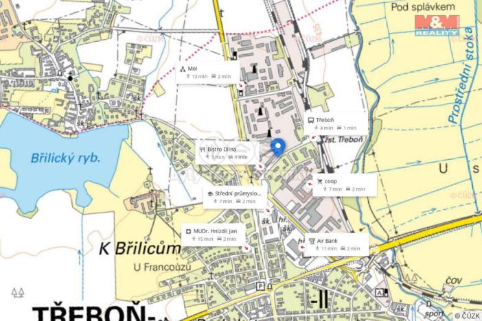 Pronájem garáže, Třeboň, Nádražní, 44 m2