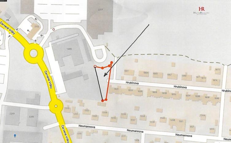 Prodej pozemku pro bydlení, Benešov, Hrubínova, 1231 m2