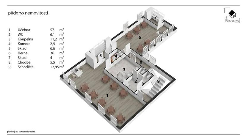 Prodej kanceláře, Pardubice, Husova, 371 m2