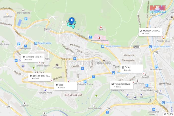 Prodej pozemku pro bydlení, Tanvald, Pod Špičákem, 3196 m2